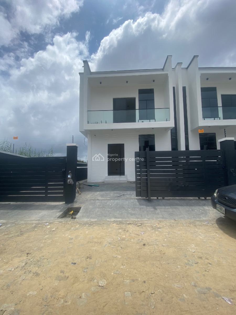 Newly Built 4bedroom Duplex with a Bq, Orchid Road Inside an Estate Inside Royal Pine Gate One, Lekki Phase 2, Lekki, Lagos, Semi-detached Duplex for Sale