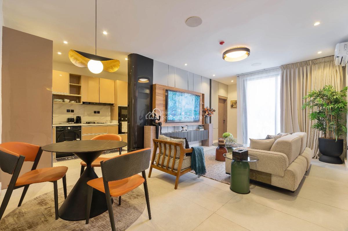 Brand New Smart Luxury 🥰 2 Bedroom Maisonette Apartment with City-, Lekki Phase 1, Lekki, Lagos, Flat / Apartment Short Let