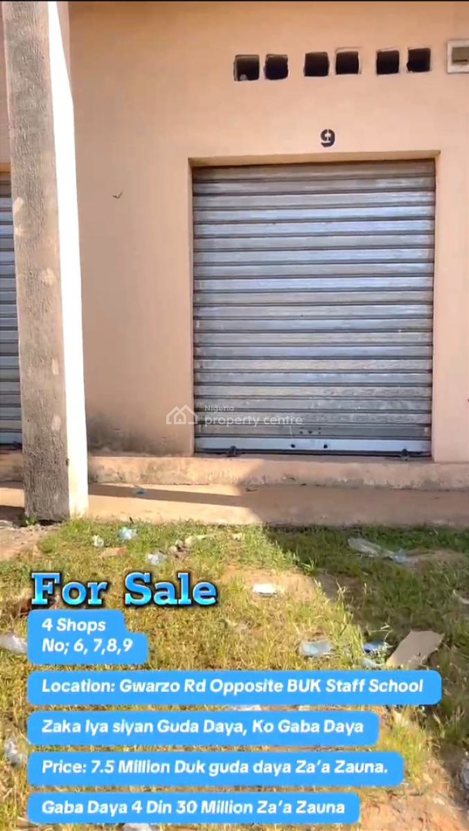 Shop Space, Gwarzo Road, Opposite Buk New Site, Kano Municipal, Kano, Shop for Sale