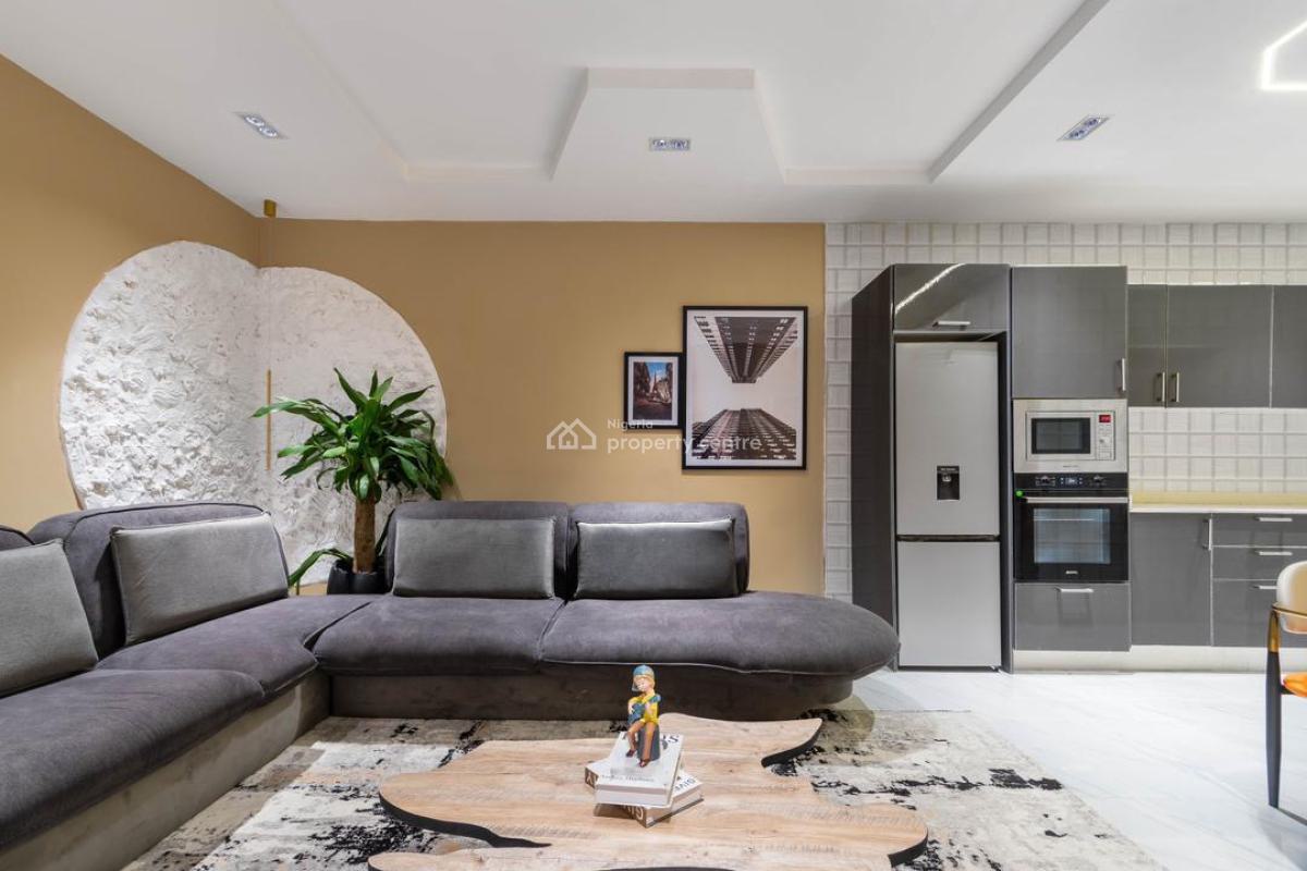 Beautiful One Bedroom Apartment with Swimming Pool and Gym, Off Freedom Way, Back of Canada Embassy, Lekki Phase 1, Lekki, Lagos, Flat / Apartment Short Let