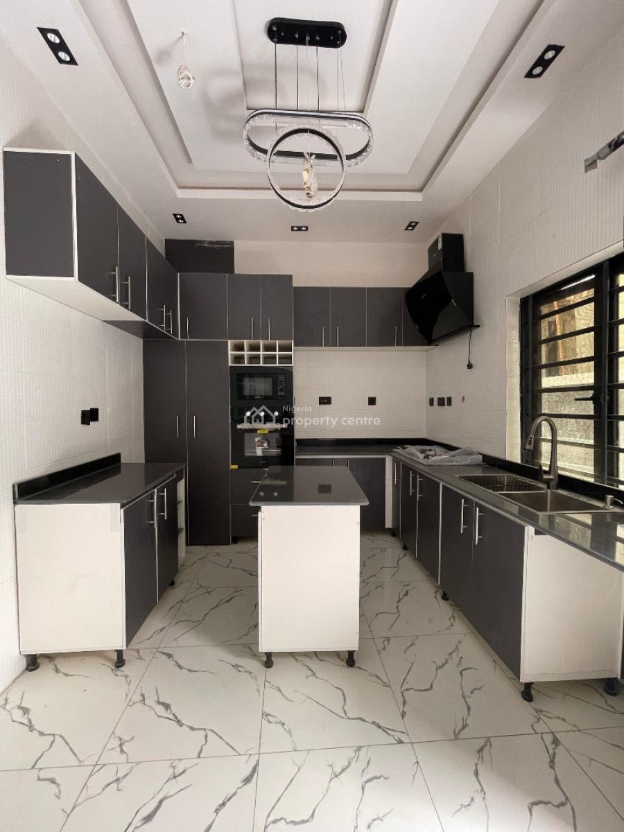 Exquisite Five  Bedroom Fully Detached with Bq in a Secure Estate, Ajah, Lagos, Detached Duplex for Sale