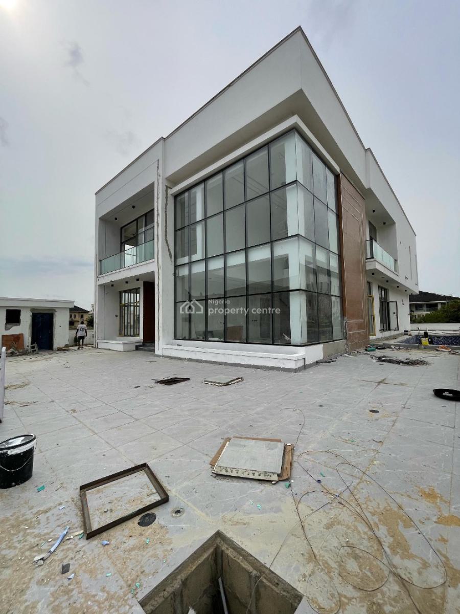 Magnificent Four Bedroom Glass House with Bq, Cinema, Office, Pool,, Ajah, Lagos, Detached Duplex for Sale