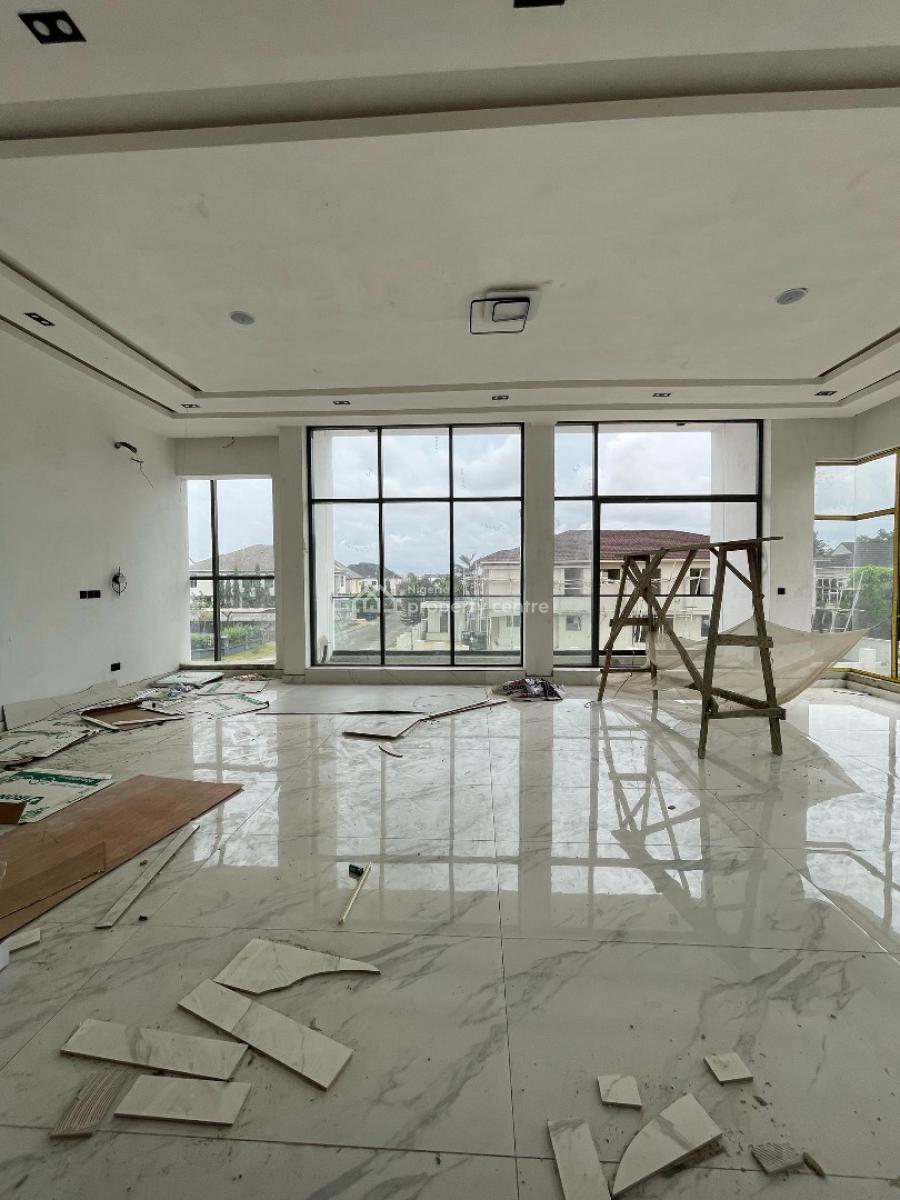 Magnificent Four Bedroom Glass House with Bq, Cinema, Office, Pool,, Ajah, Lagos, Detached Duplex for Sale