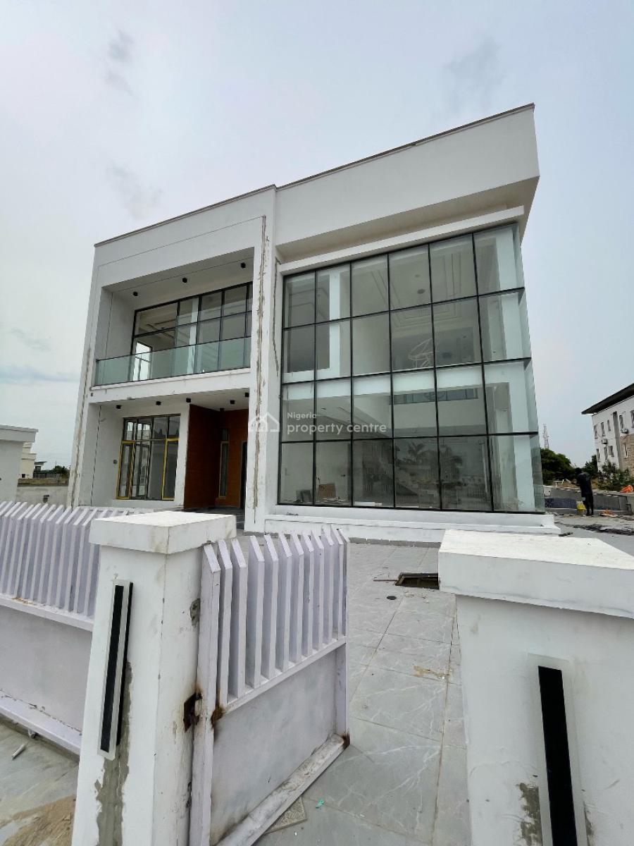 Magnificent Four Bedroom Glass House with Bq, Cinema, Office, Pool,, Ajah, Lagos, Detached Duplex for Sale