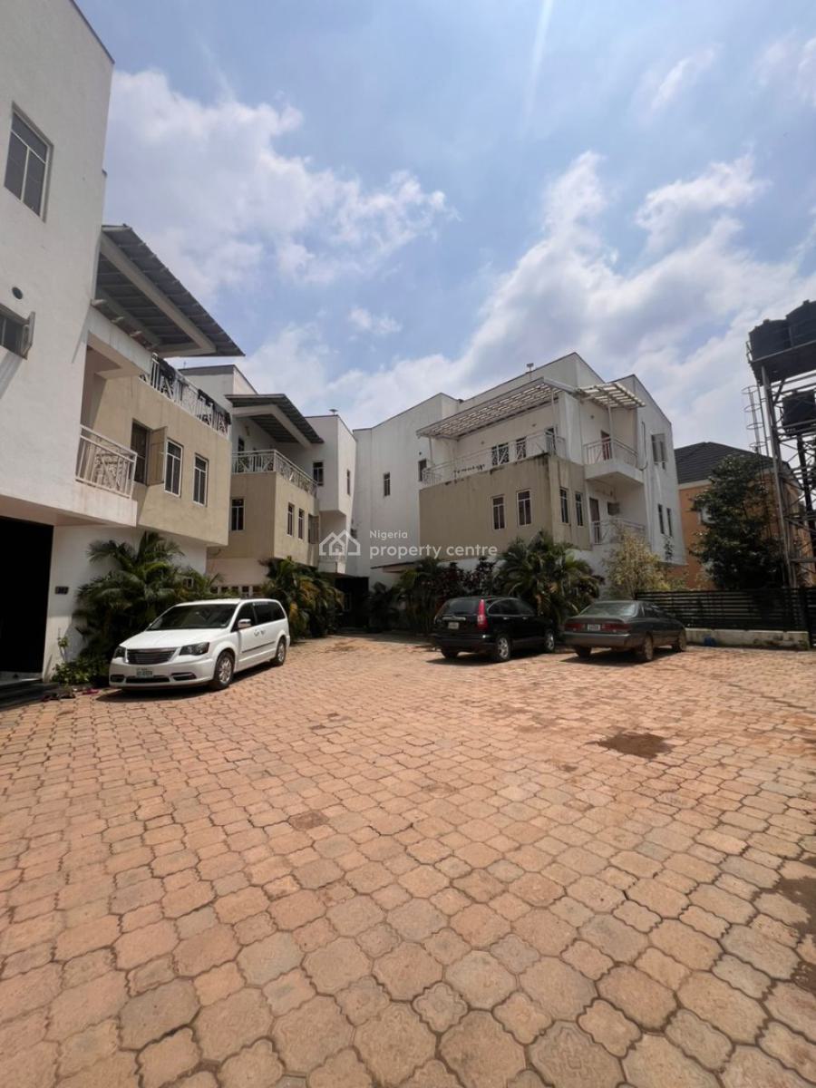 Nice 4 Beds Terraced Duplex with Bq and Study Room, Jahi, Jahi, Abuja, Terraced Duplex for Rent