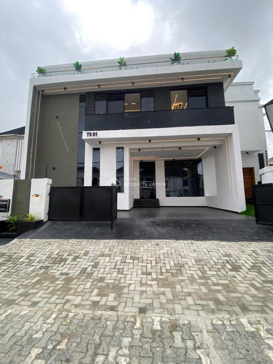 5 Bedroom Fully Detached Duplex with a Room Bq, Lekki Palm City, Ajah, Lagos, Detached Duplex for Sale