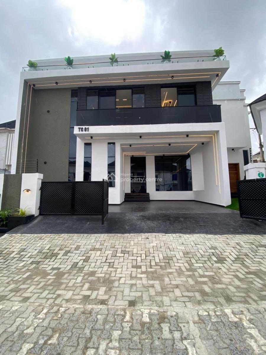 5 Bedroom Fully Detached Duplex with a Room Bq, Lekki Palm City, Ajah, Lagos, Detached Duplex for Sale