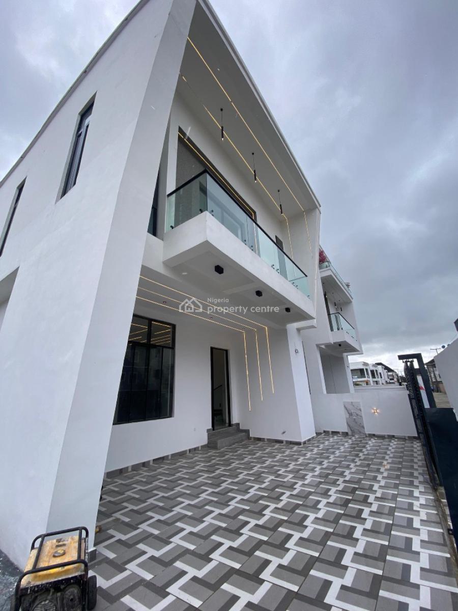 4 Bedroom Fully Detached Duplex with a Room Bq and Swimming Pool, Lekki Palm City, Ajah, Lagos, Detached Duplex for Sale