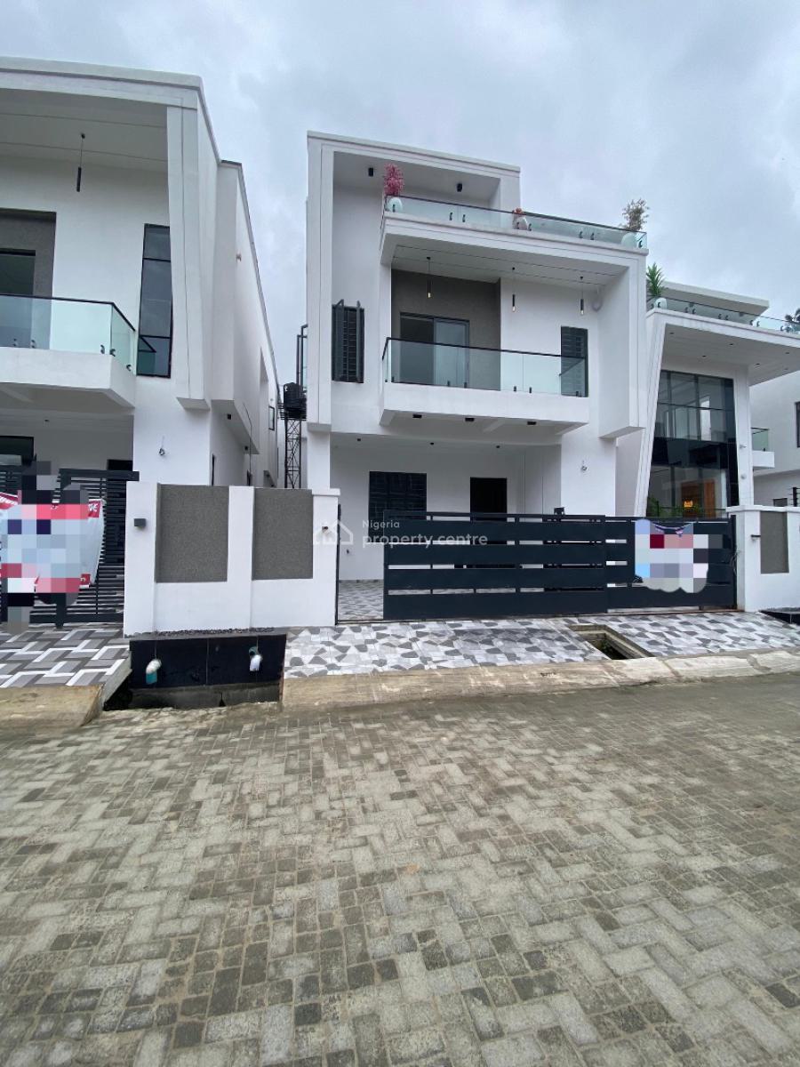 4 Bedroom Fully Detached House with Bq, Lekki Palm City, Ajah, Lagos, Detached Duplex for Sale