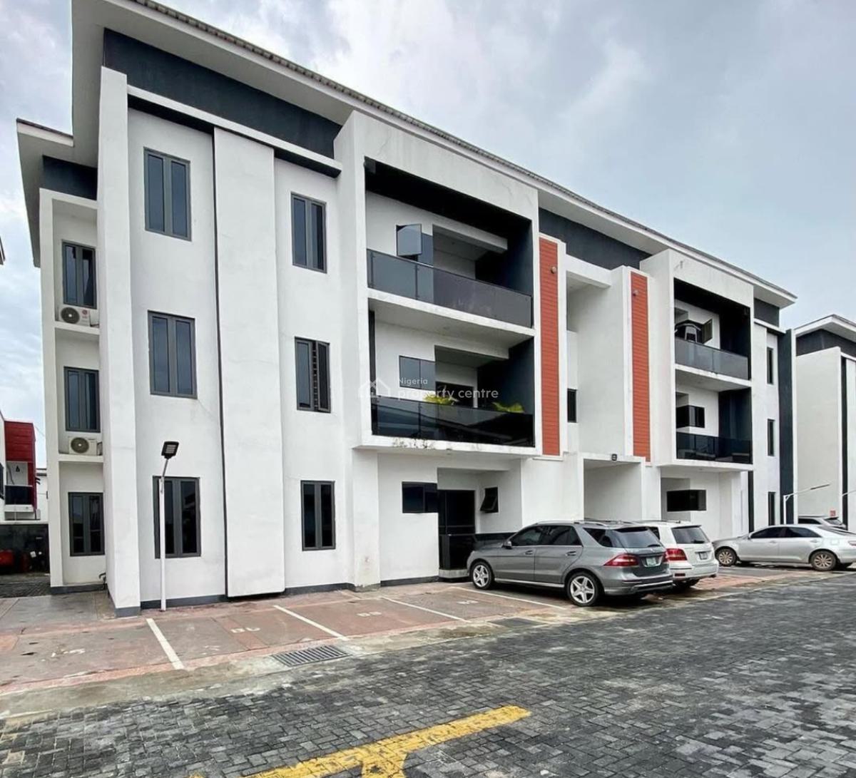 Fully Serviced 3-bedroom Apartment with Bq, Ologolo, Ologolo, Lekki, Lagos, Flat / Apartment for Rent