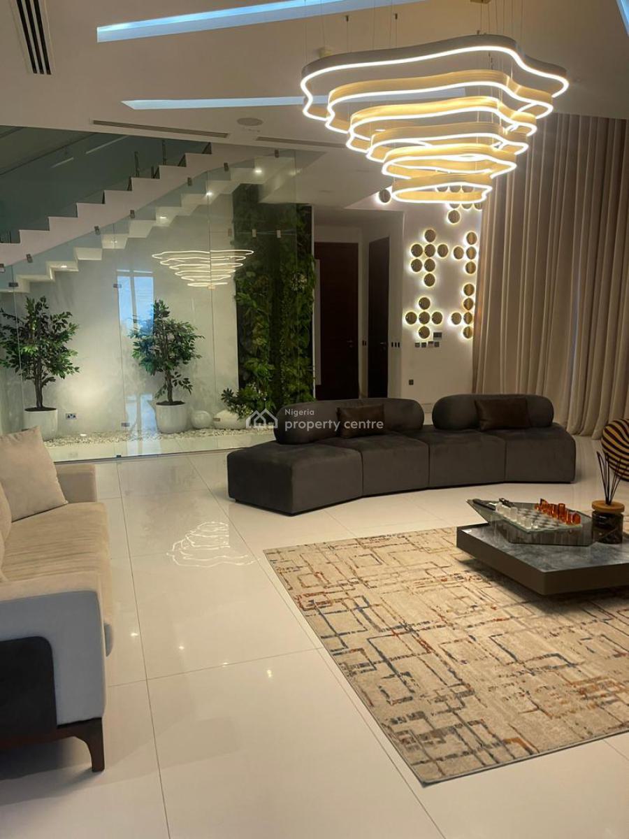 Luxury 4 Bedroom Maisonette Penthouse with Cinema, Lekki, Lagos, Flat / Apartment for Rent