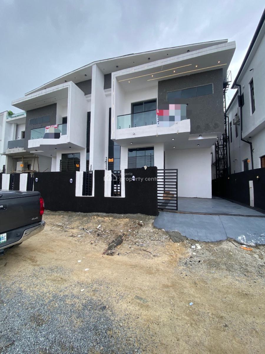 4 Bedroom Semi Detached Duplex with Bq, Lekki Palm City, Ajah, Lagos, Semi-detached Duplex for Sale