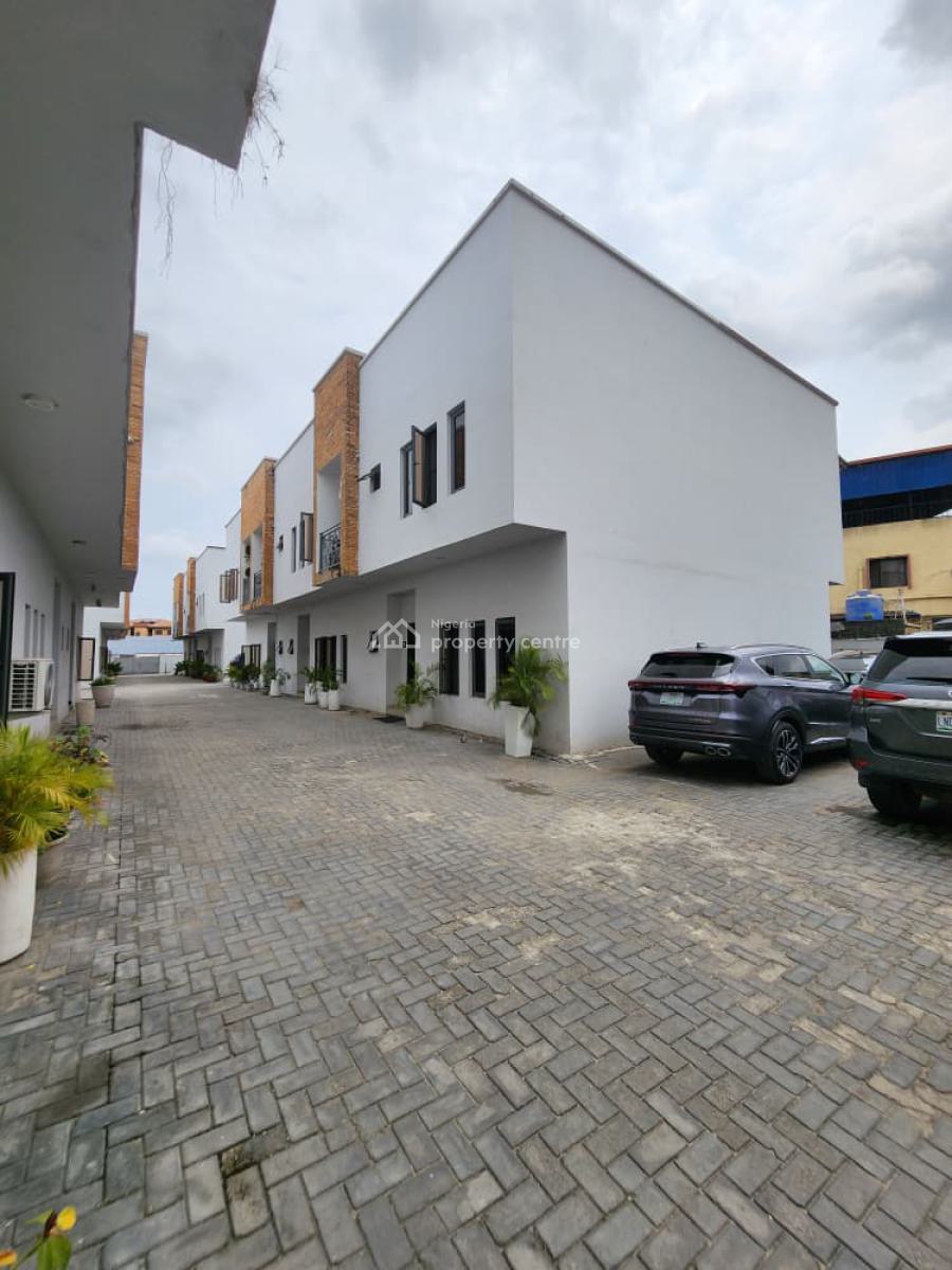 Beautifully Designed Home with Bq in a Secured Estate, Elegantly Designed Home in a Secured Mini Estate, Yaba, Lagos, Terraced Duplex for Sale