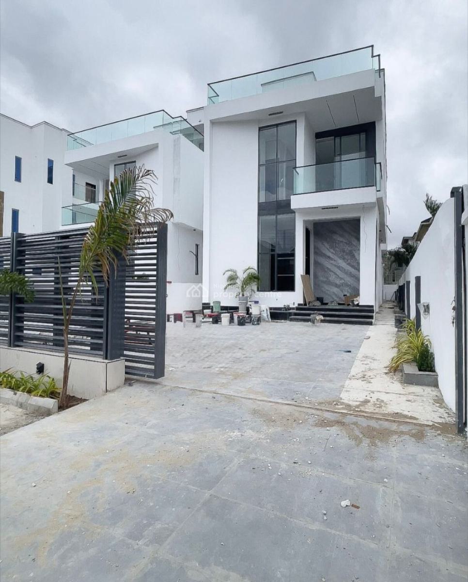 Contemporary 5 Bedroom Detached Home Plus Bq, Swimming Pool, Etc!!!, Chevron, Lekki, Lagos, Detached Duplex for Sale