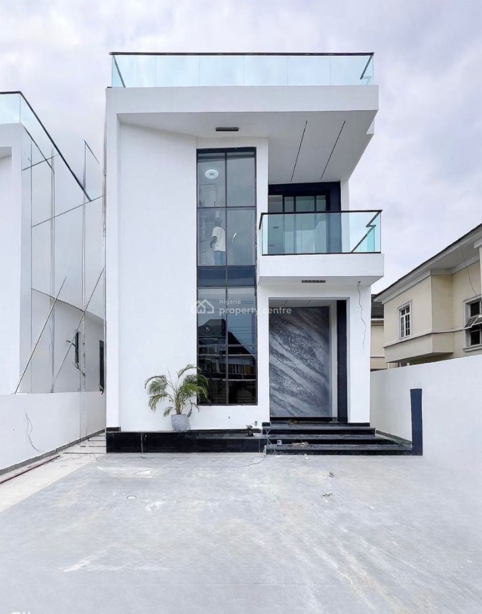 Contemporary 5 Bedroom Detached Home Plus Bq, Swimming Pool, Etc!!!, Chevron, Lekki, Lagos, Detached Duplex for Sale