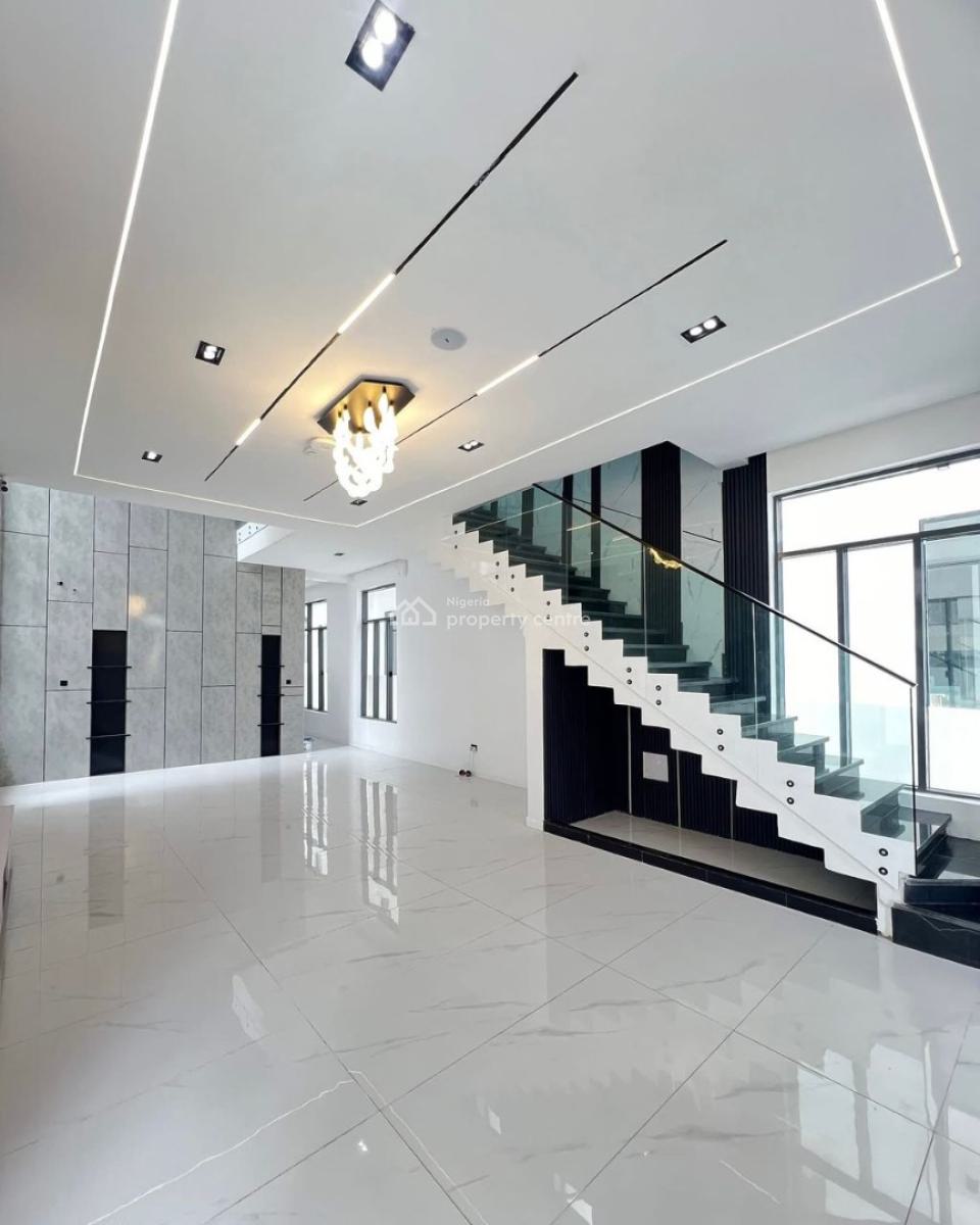 Contemporary 5 Bedroom Detached Home Plus Bq, Swimming Pool, Etc!!!, Chevron, Lekki, Lagos, Detached Duplex for Sale