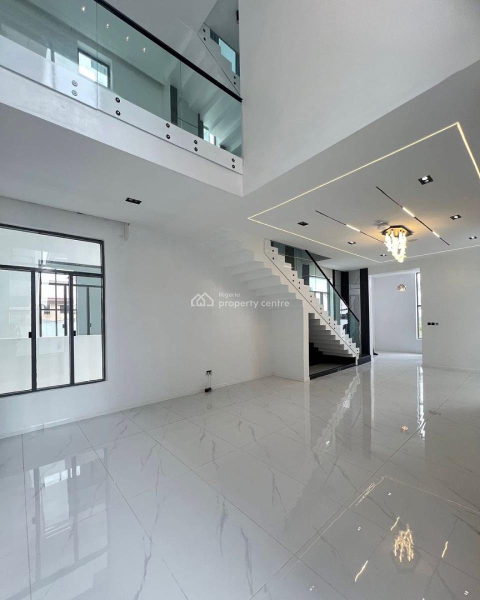Contemporary 5 Bedroom Detached Home Plus Bq, Swimming Pool, Etc!!!, Chevron, Lekki, Lagos, Detached Duplex for Sale