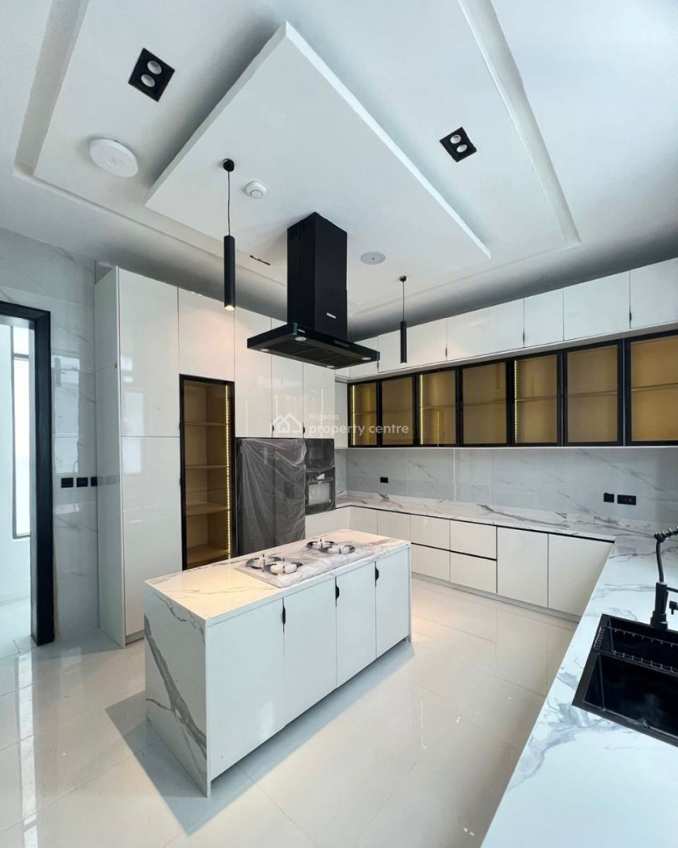Contemporary 5 Bedroom Detached Home Plus Bq, Swimming Pool, Etc!!!, Chevron, Lekki, Lagos, Detached Duplex for Sale