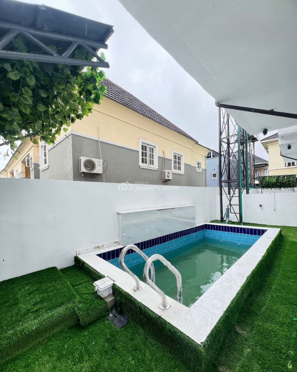 Contemporary 5 Bedroom Detached Home Plus Bq, Swimming Pool, Etc!!!, Chevron, Lekki, Lagos, Detached Duplex for Sale