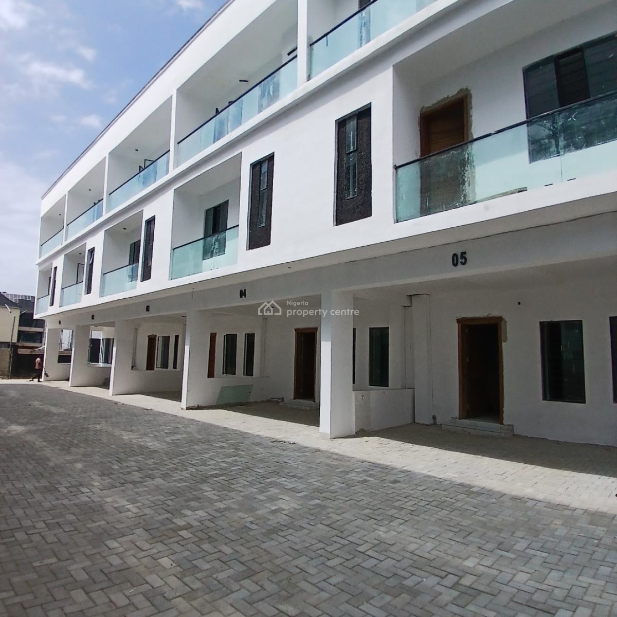 Exquisite 4 Bedroom Terrace Duplex with Bq, Chevron Toll Gate,  Orchid Road, Lekki, Lagos, Terraced Duplex for Sale
