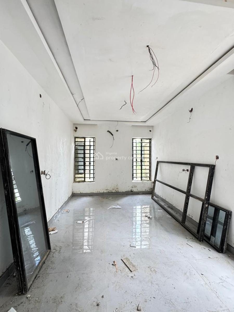 Nicely Built 4 Bedroom Detached Duplex Plus Gym and Rooftop, Exclusively Built Home with Gym and Open Terrace in an Estate, Surulere, Lagos, Detached Duplex for Sale