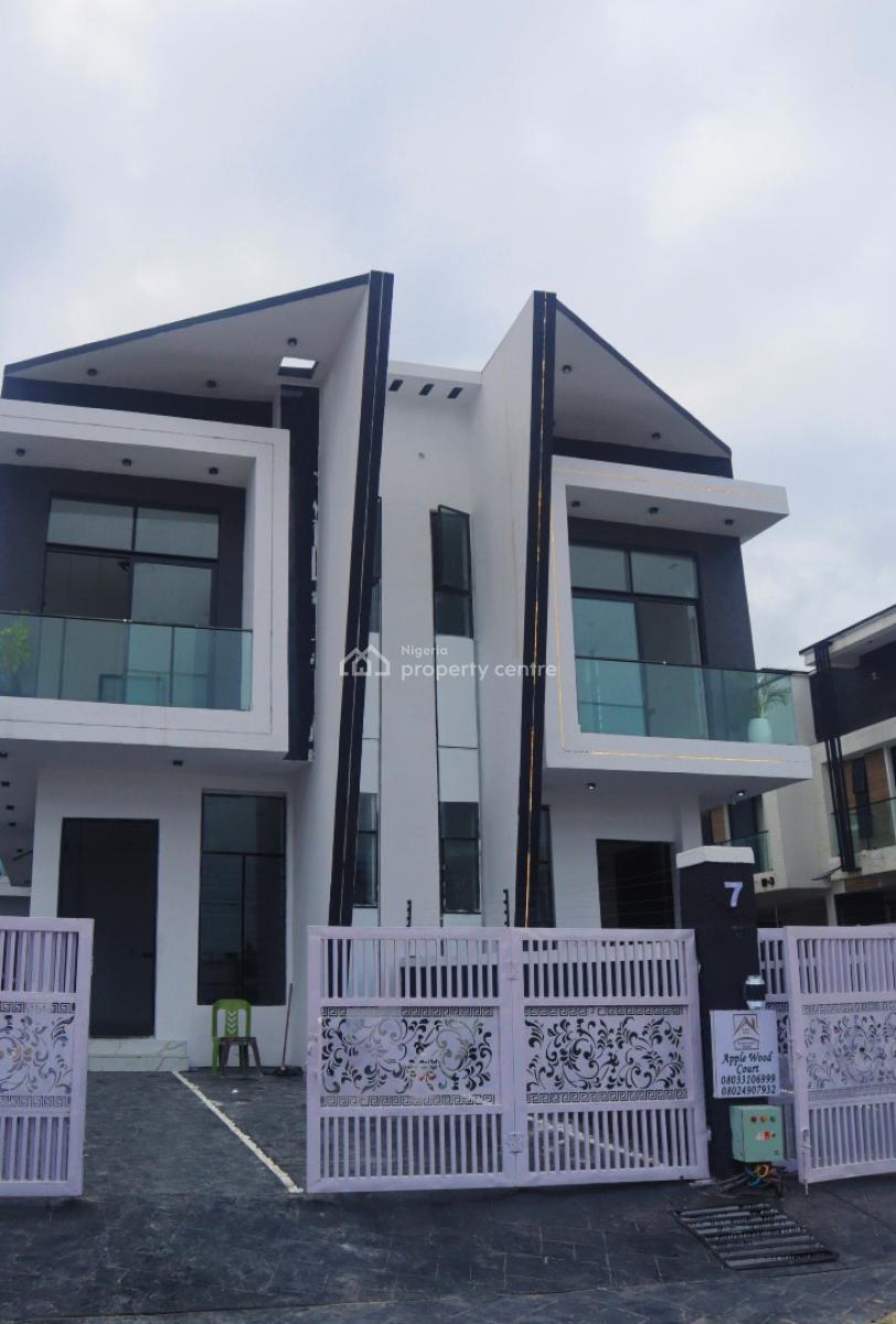 4 Bedroom Semi Detached Duplex, Ikota Gra, Lekki, Lagos, Semi-detached Duplex for Sale