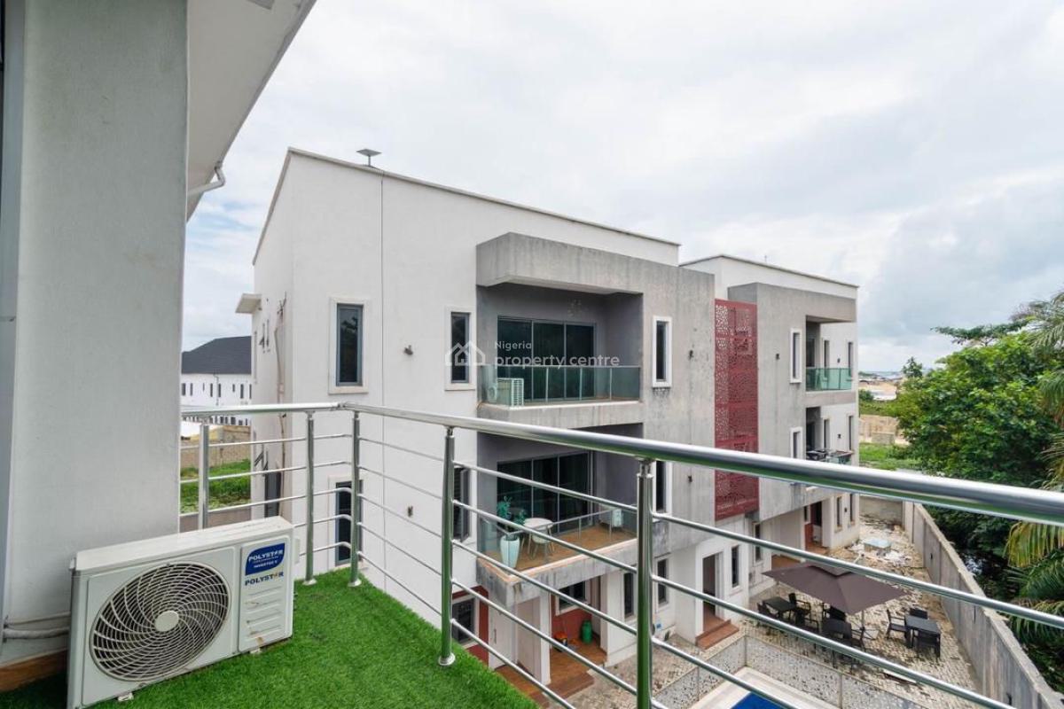 Fully Furnished 3 Bedroom Apartment with Bq and Swimming Pool, Lekki Conservation, Lekki, Lagos, Flat / Apartment for Rent
