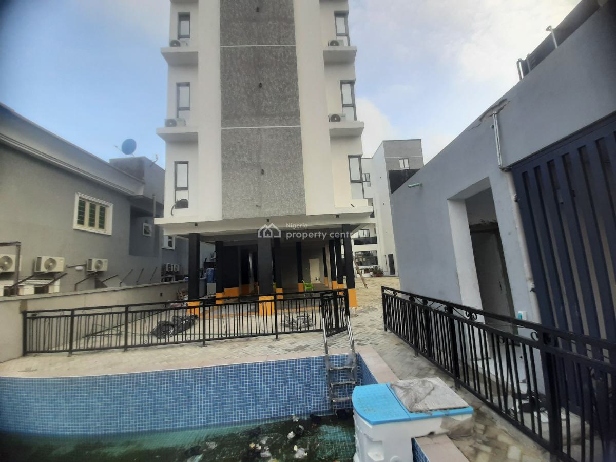 Newly Built and Serviced 2 Bedroom En-suite Flat with Fitted Kitchen,, Lekki Phase 1, Lekki, Lagos, Flat / Apartment for Rent