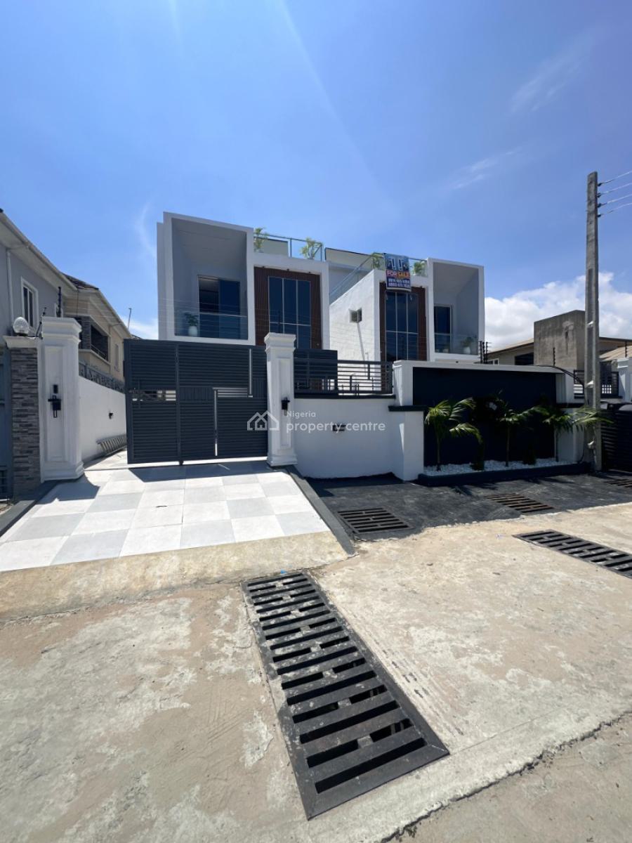 Contemporary 5bedroom Fully Detached Duplex with Pool, Chevron, Lekki, Lagos, Detached Duplex for Sale