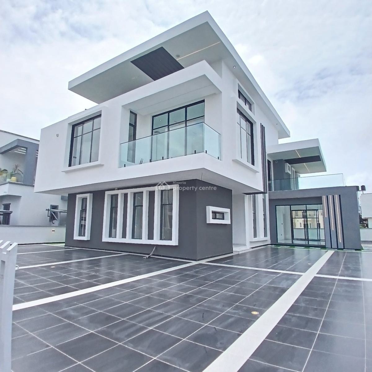 Gigantic 5-bedroom Detached Duplex with Swimming Pool,cinema on 600sqm, Chevron Toll Gate, Orchid Road, Lekki, Lagos, Detached Duplex for Sale
