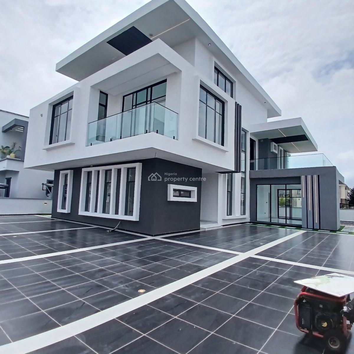 Gigantic 5-bedroom Detached Duplex with Swimming Pool,cinema on 600sqm, Chevron Toll Gate, Orchid Road, Lekki, Lagos, Detached Duplex for Sale