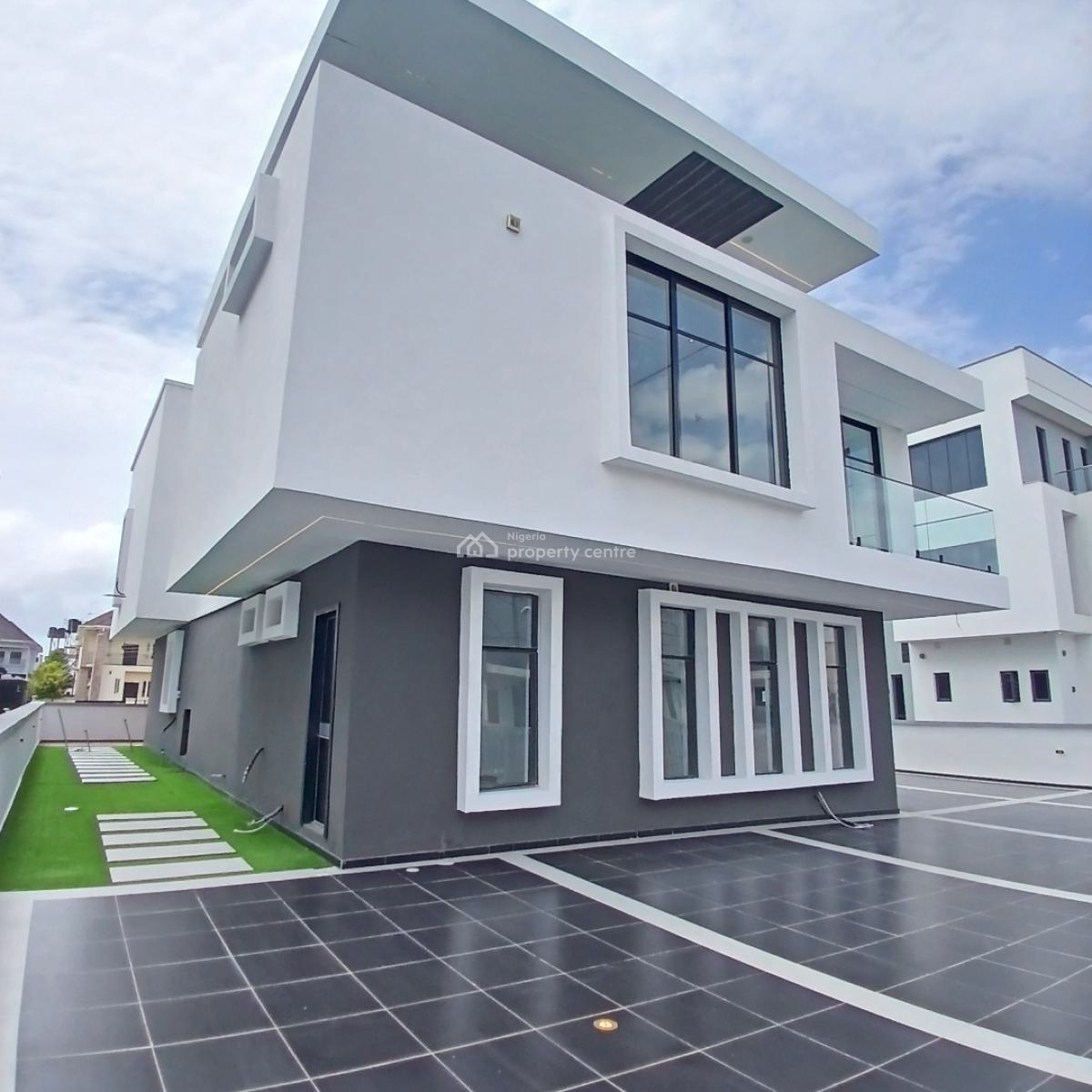 Gigantic 5-bedroom Detached Duplex with Swimming Pool,cinema on 600sqm, Chevron Toll Gate, Orchid Road, Lekki, Lagos, Detached Duplex for Sale