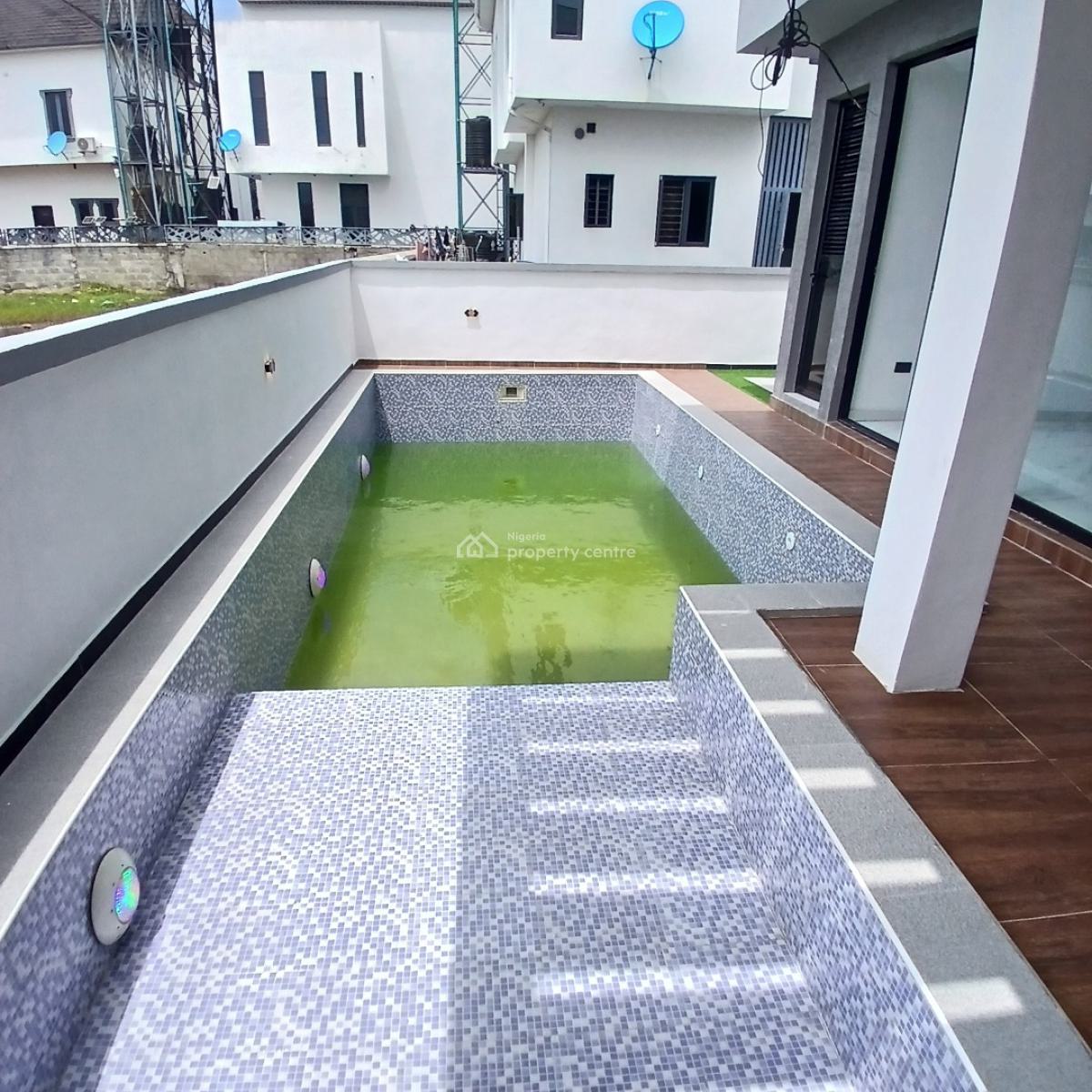 Gigantic 5-bedroom Detached Duplex with Swimming Pool,cinema on 600sqm, Chevron Toll Gate, Orchid Road, Lekki, Lagos, Detached Duplex for Sale