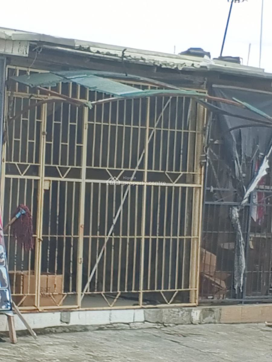 a Spacious Shop with a Front Extension, Facing a Well Interlocking Bus, in a Busy Street in Owode Off Langbasa Road, Ado, Ajah, Lagos, Shop for Rent