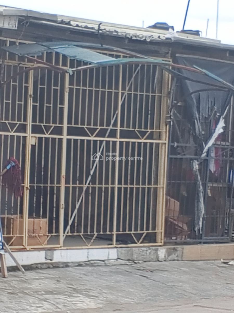 a Spacious Shop with a Front Extension, Facing a Well Interlocking Bus, in a Busy Street in Owode Off Langbasa Road, Ado, Ajah, Lagos, Shop for Rent
