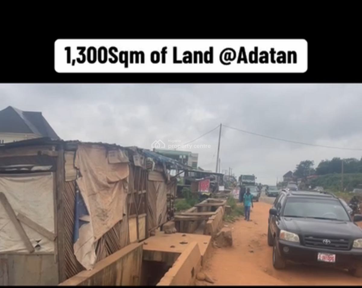 Roadside Land in The Heart of Abeokuta, Opposite Amoran House, Adatan, Abeokuta, Abeokuta North, Ogun, Commercial Land for Sale