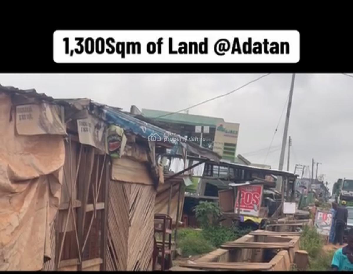 Roadside Land in The Heart of Abeokuta, Opposite Amoran House, Adatan, Abeokuta, Abeokuta North, Ogun, Commercial Land for Sale