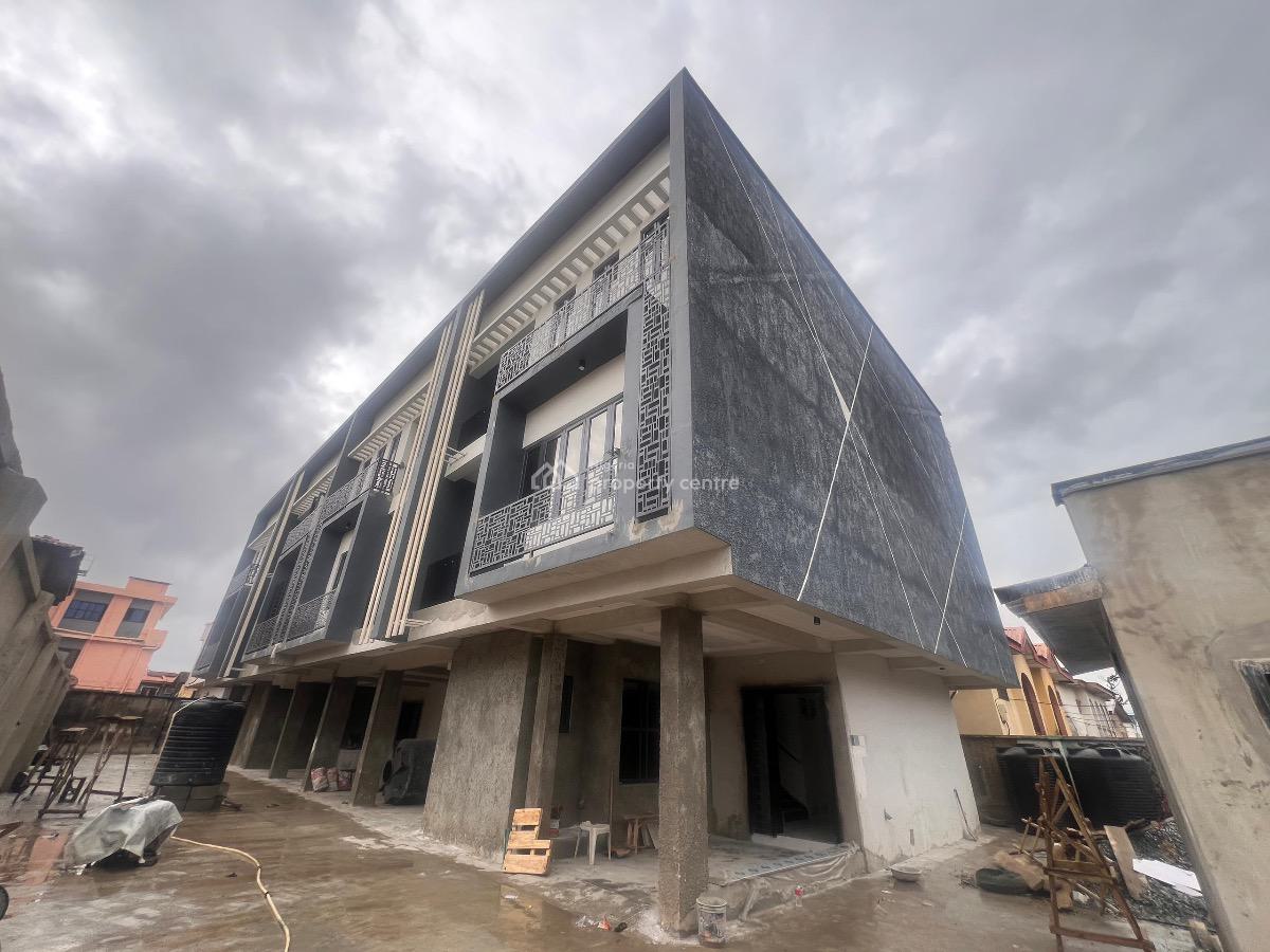 Modern 4 Bedroom Terrace Duplex with a Bq, in a Secured Estate, Ogba, Ikeja, Lagos, Terraced Duplex for Sale