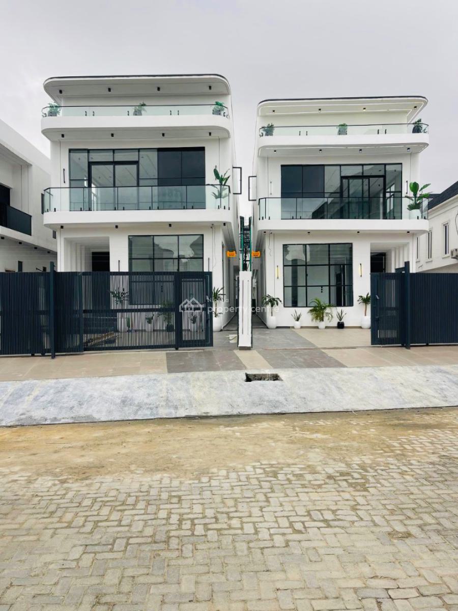 Exquisite and Luxury 5 Bedroom Fully Detached  Duplex with Pool, Chevron Toll Gate, Lekki, Lagos, Detached Duplex for Sale