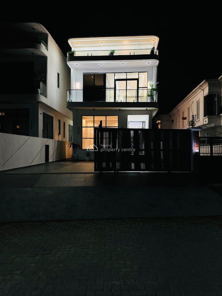 Exquisite and Luxury 5 Bedroom Fully Detached  Duplex with Pool, Chevron Toll Gate, Lekki, Lagos, Detached Duplex for Sale