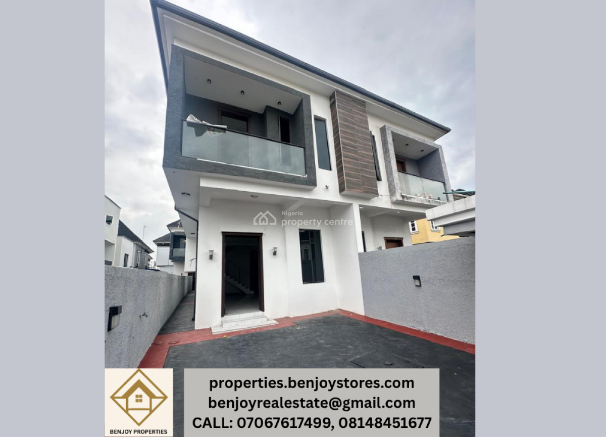 2 Unit of 4 Bedroom Detached Duplex, Chevron, Lekki, Lagos, Detached Duplex for Sale