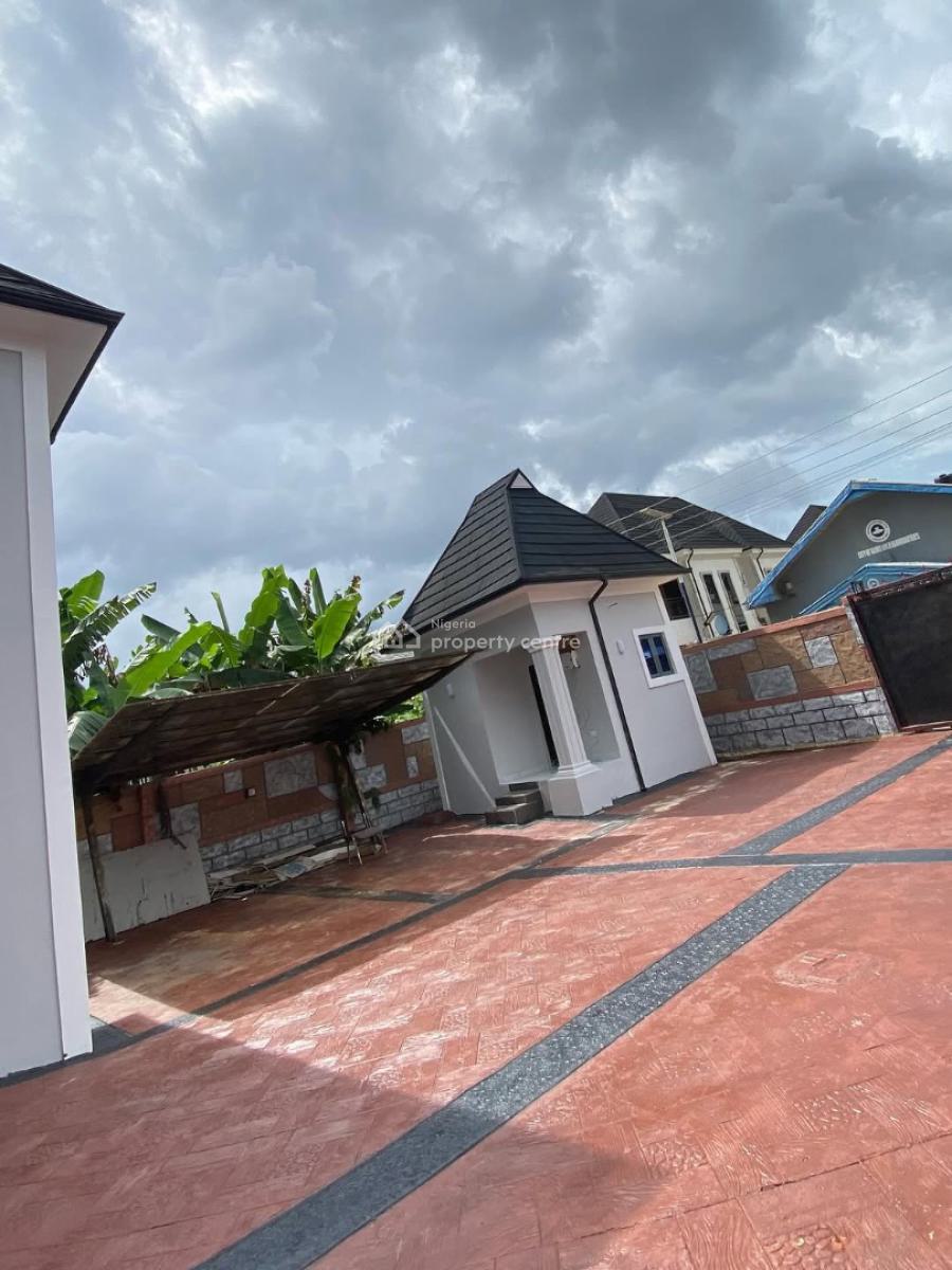 Newly Built 4 Bedroom Duplex with a Gate House, Mandela Estate Sars Road Port Harcourt, Port Harcourt, Rivers, Detached Duplex for Sale