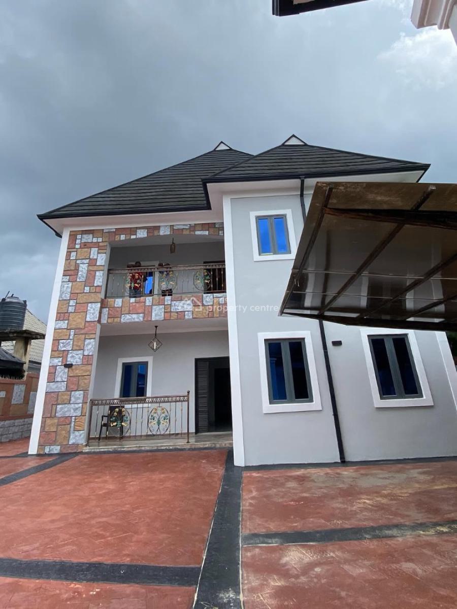 Newly Built 4 Bedroom Duplex with a Gate House, Mandela Estate Sars Road Port Harcourt, Port Harcourt, Rivers, Detached Duplex for Sale