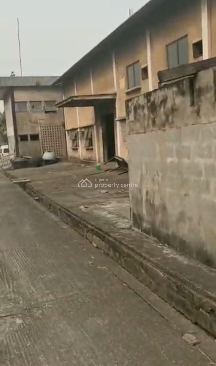 a Warehouse with Empty Land, Eric Moore, Surulere, Lagos, Warehouse for Sale