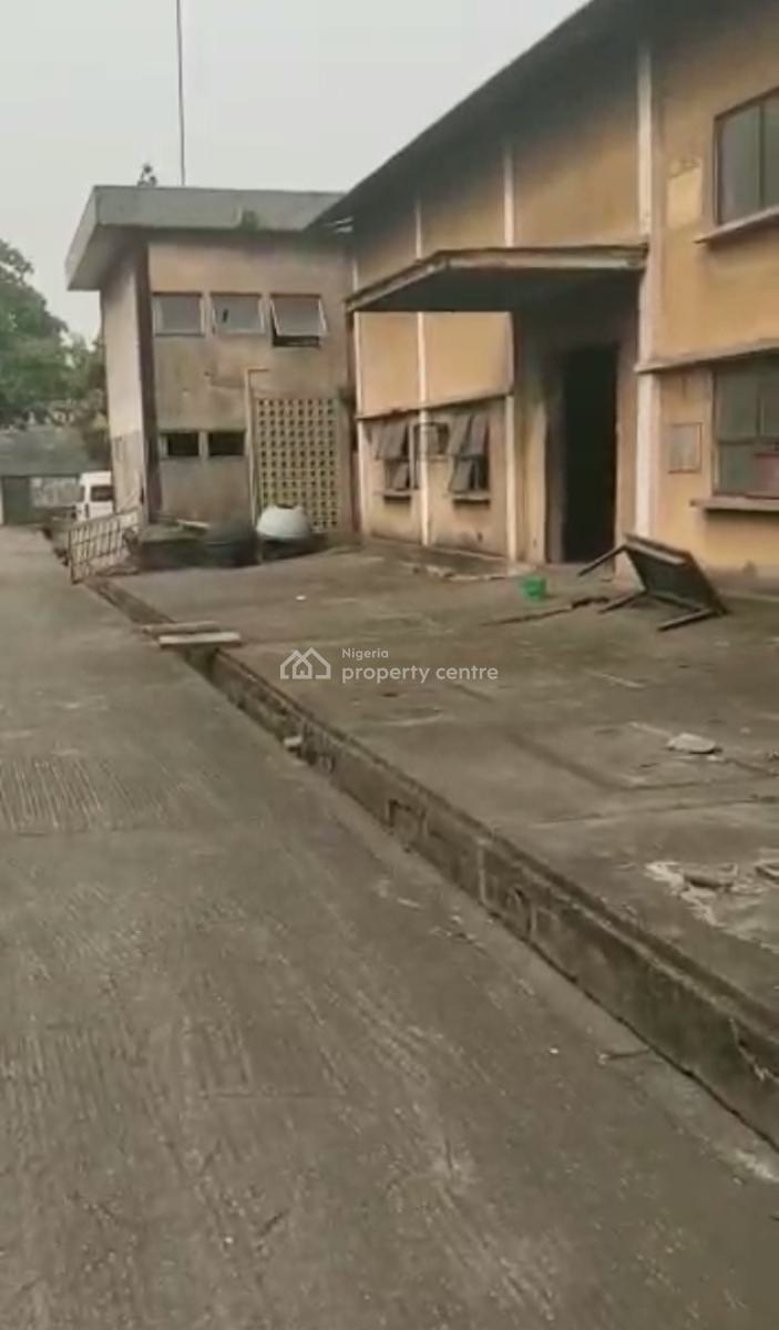 a Warehouse with Empty Land, Eric Moore, Surulere, Lagos, Warehouse for Sale