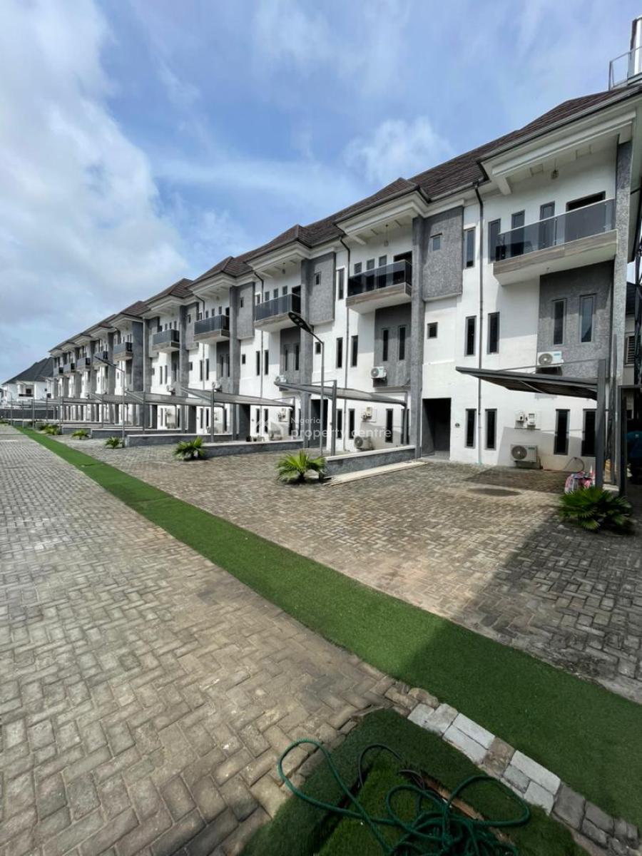 Contemporary 4 Bedroom Terrace, Chevron Axis, Lekki, Lagos, Semi-detached Duplex for Sale
