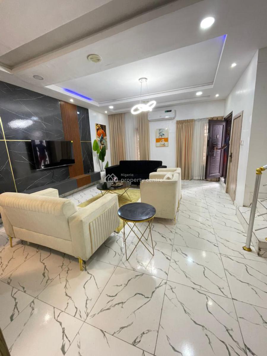 Contemporary 4 Bedroom Terrace, Chevron Axis, Lekki, Lagos, Semi-detached Duplex for Sale