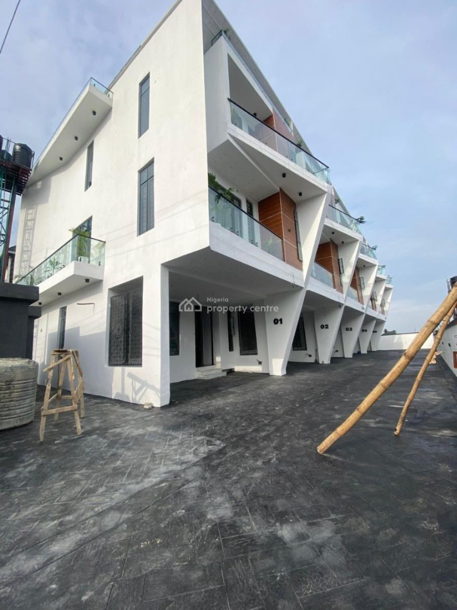 Contemporary 4bedroom Terrace Duplex with Bq, Ikate, Lekki, Lagos, Terraced Duplex for Sale