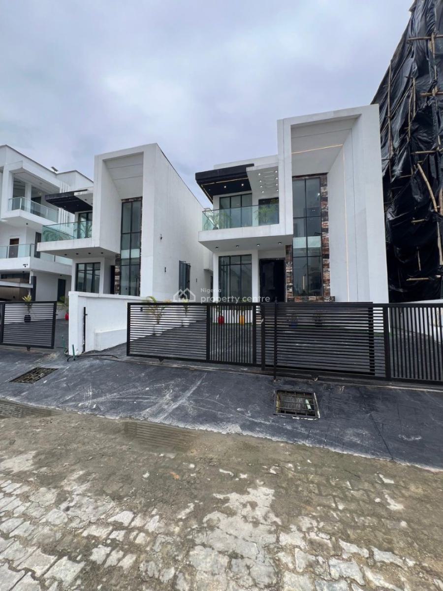 5bedroom Fully Detached Duplex with Bq and Swimming Pool, Chevron, Lekki, Lagos, Detached Duplex for Sale