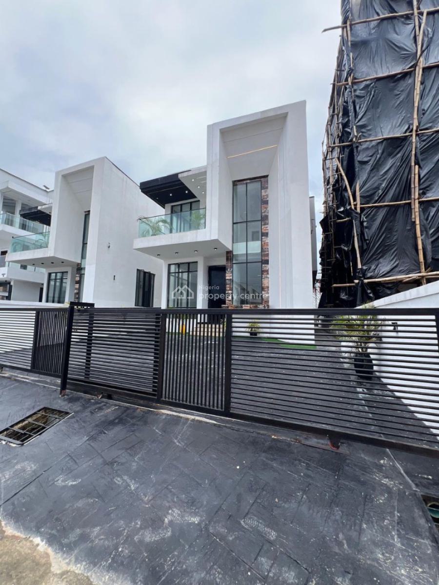 5bedroom Fully Detached Duplex with Bq and Swimming Pool, Chevron, Lekki, Lagos, Detached Duplex for Sale